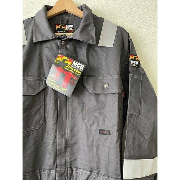 MCR Safety Flame Resistant Gear Deluxe Coverall  NWT size 40 REG - Picture 2 of 8